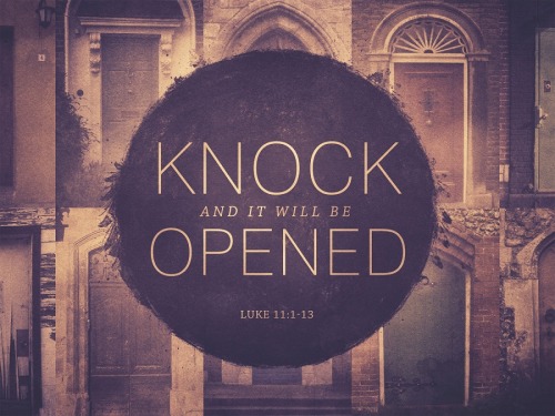 christ-our-glory:  Luke 11:1-13 (NLT)Once Jesus was in a certain place praying. As he finished, one of his disciples came to him and said, “Lord, teach us to pray, just as John taught his disciples.” Jesus said, “This is how you should pray: “Father,