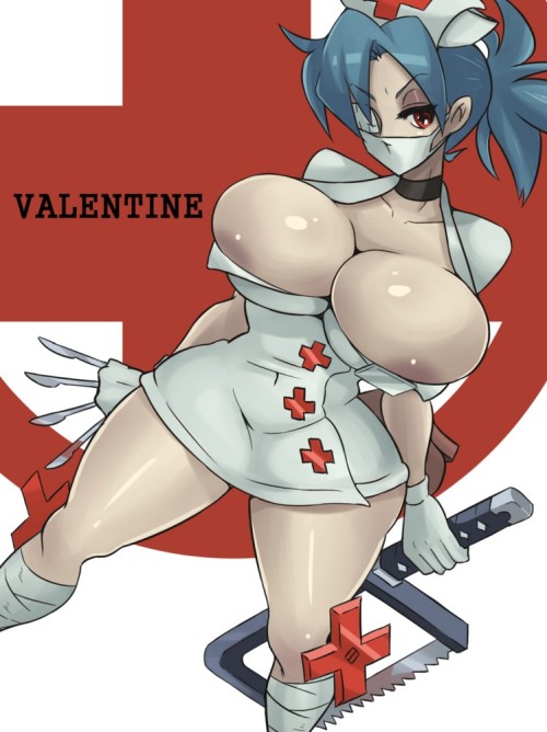 sweet666return:  Valentine ( Skullgirls )   hnnng <3