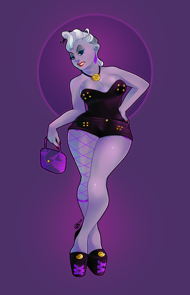 kennymap:  Felt like drawing a human Ursula. I’m working on becoming better at