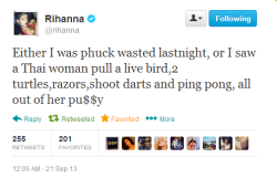 nerdfacekillah:  i’m so glad rihanna is