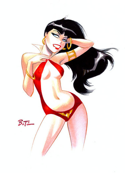comicbookwomen:  Vampirella-Bruce Timm 