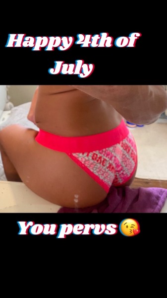 ur-girl-amber:HAPPY 4th to the best pervs a girl could ask for !!!   I’m going to masterbate 15 -20 times in these panties and cumm soak them and mail them to the perv with the naughtiest comment left below !!   If I were to mail you these worn panties