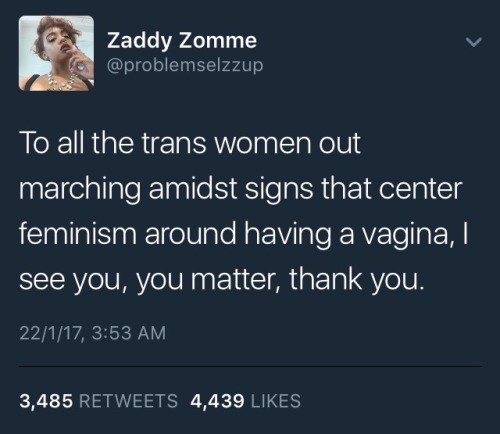 incognitominds: An important tweet regarding the Women’s March today, thought I’d share 