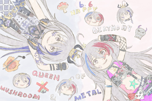 Happy Birthday To Our Dearest Mushroom & Metal Queen