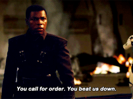 rogueone:Disobedient. Disrespectful. Traitor!tell her finn !! this moment was so powerful ! I LOVED 