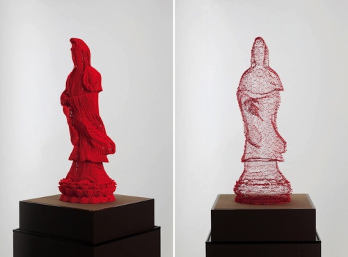 jedavu:Delicate Paper Sculptures Alternately Appear and Disappear from Different AnglesKorean artist