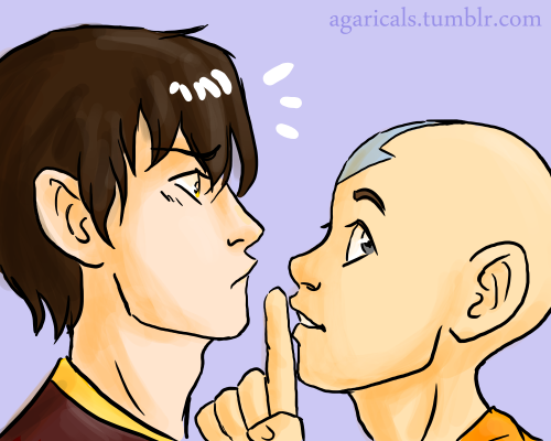 agaricals:I had it in my drafts… Aang’s too big compared to Zuko, but… have some good ol’ Zukaang.