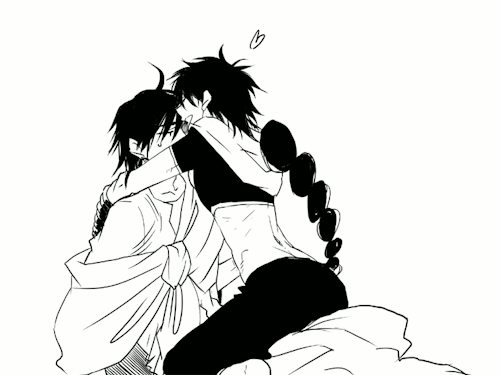 aleatorie:     【腐向け】差分まんが２+α    I reddened the arrow since it was hard to notice Sinbad’