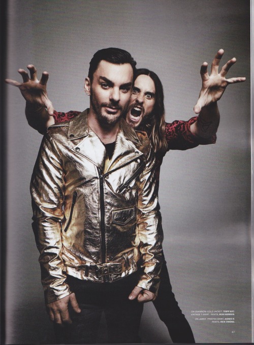 jaredleto:  Jared and Shannon Leto for FourTwoNine Magazine  *adore*