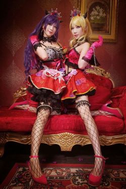 goodcosplays:  Eri Ayase/Nozomi Tojo (LoveLive!