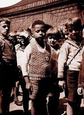 thesoftghetto:  Massaquoi, Hans-Jürgen (1926–2013) Rare pic of young Black child wanting to be a Nazi….Hans-Jürgen Massaquoi was born on January 19, 1926 in the city of Hamburg, Germany. The son of the German nurse Bertha Baetz and the Liberian