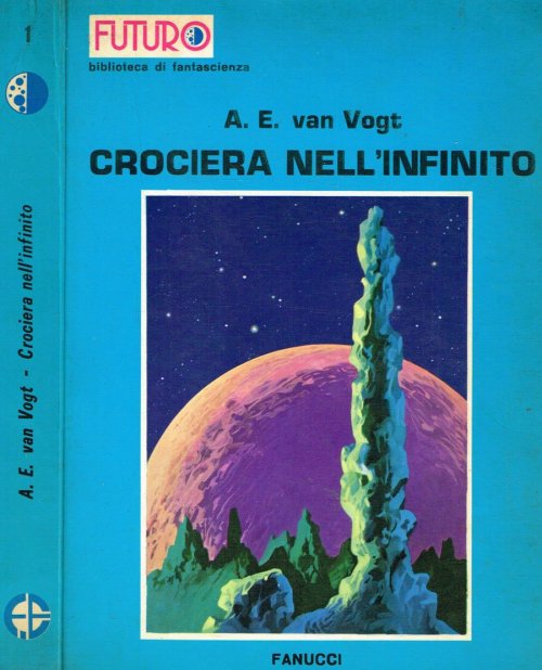 1973 cover art by Massimo Jacoponi for Crociera nell'infinito, by A. E. van Vogt