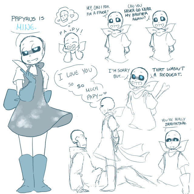 by:symphysins:  Horror sans, Undertale comic, Undertale comic funny