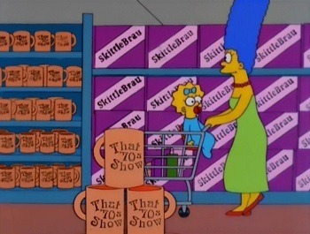 cracked:  Origins Of The Skittlebrau:Homer: “I’m feelin’ low, Apu. You got