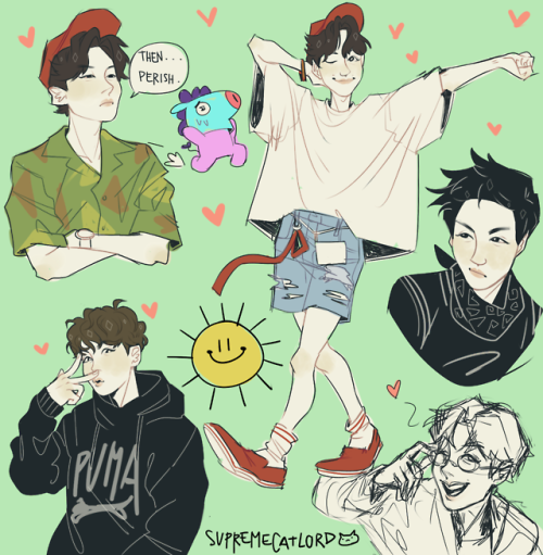 supremecatlord: sunshine boi doodles