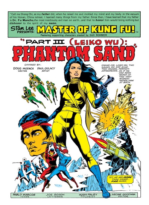 marveltitlepages: Master of Kung Fu vol.1 #47 (1976) - Phantom Sand