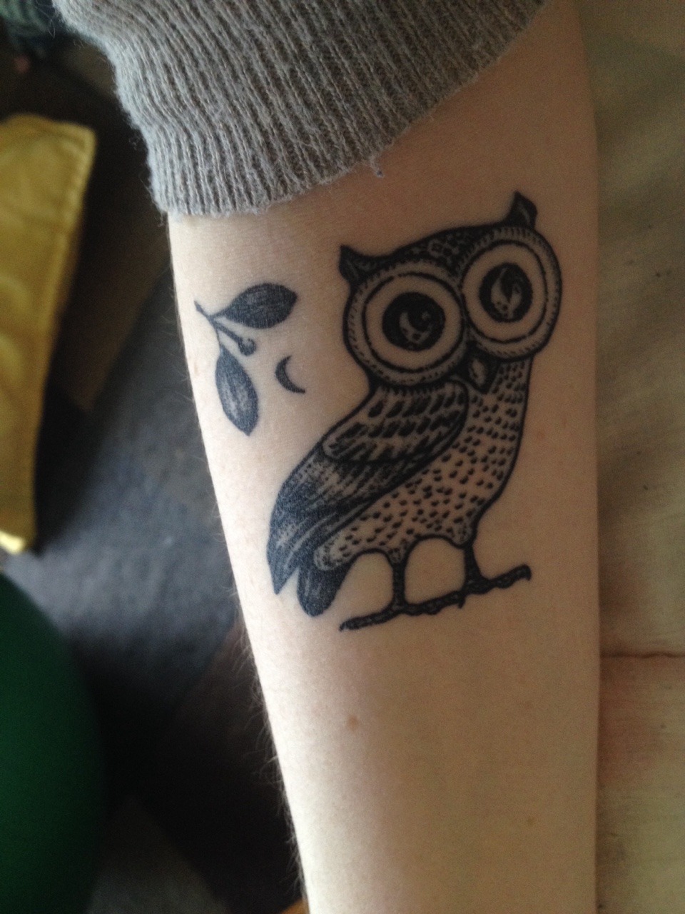 Tattoo uploaded by Nathaniel israel  Athena goddess i made blackandgrey  realism athenatattoo athena owl  Tattoodo
