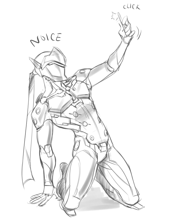 solusbane:  more overwatch doodles xDD 