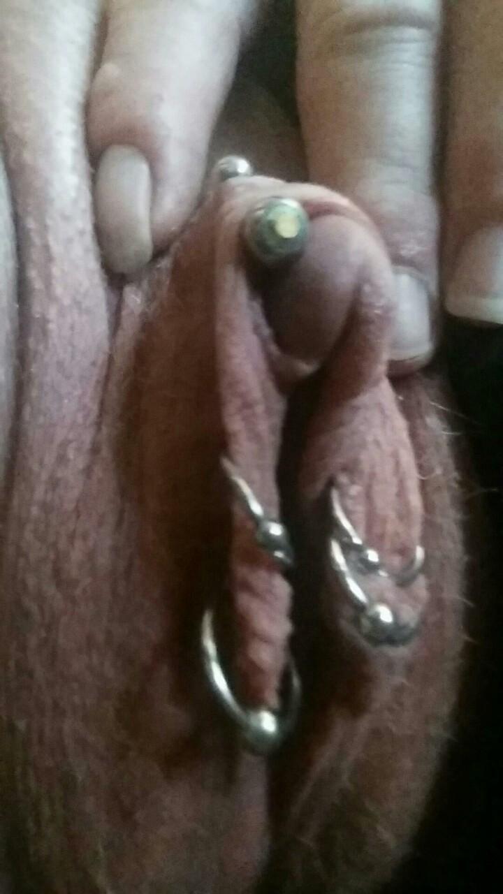 Nice big fat well developed monster pussy. Clit looks like it has been enlarged.