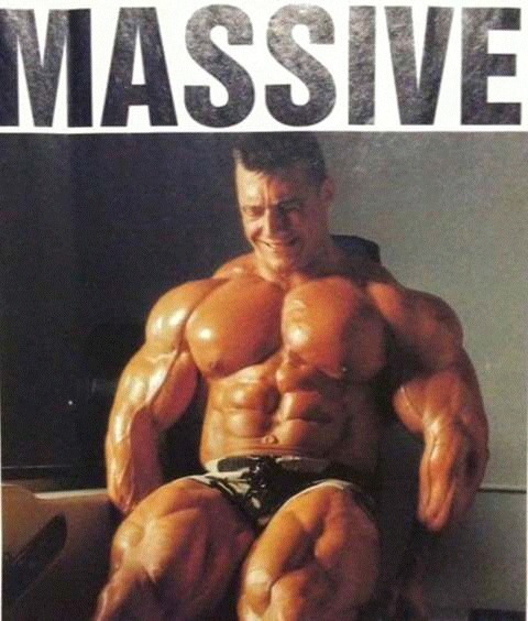 muscleroidaddict:  Jean Pierre Fux. Not a morph 