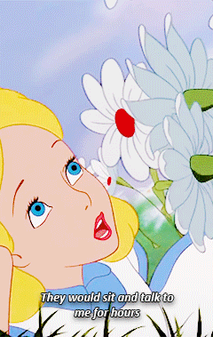 sparklingriver-nymph:  lovelydisneys:Because my world would be a wonderland.  Always my favorite