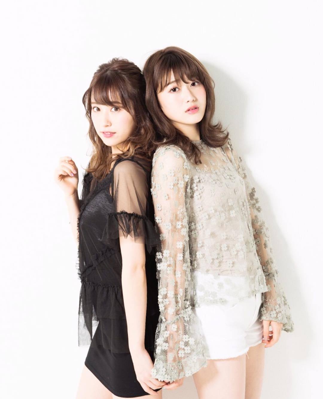 keyakizaka46id:   『anan』 vol 00-04 - Moriya Akane &amp; Eto Misa (Nogizaka46)