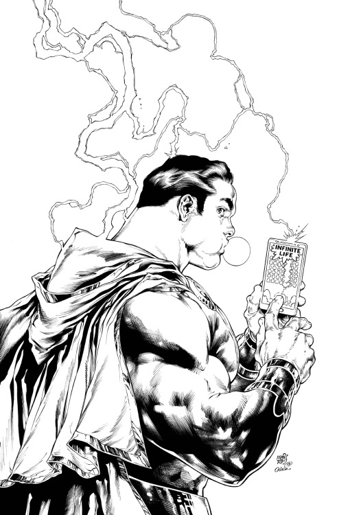 variant cover to SHAZAM (2018) #7 by Ivan Reis, Oclair Albert and Marcelo Maiolo 