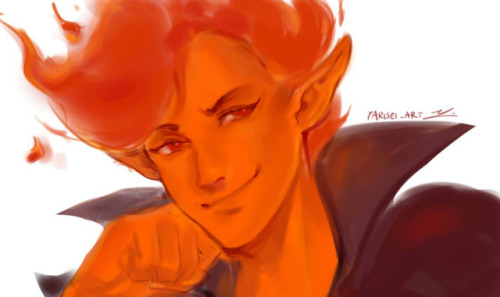 When he give you that look ovo <3 <3 <3! Have a fire spirit and wind archer paint doodle 8v