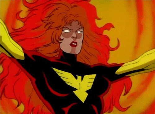 queenjadepls: “Hear me, X-Men! No longer am I the woman you knew! I am Fire and Life incarnate