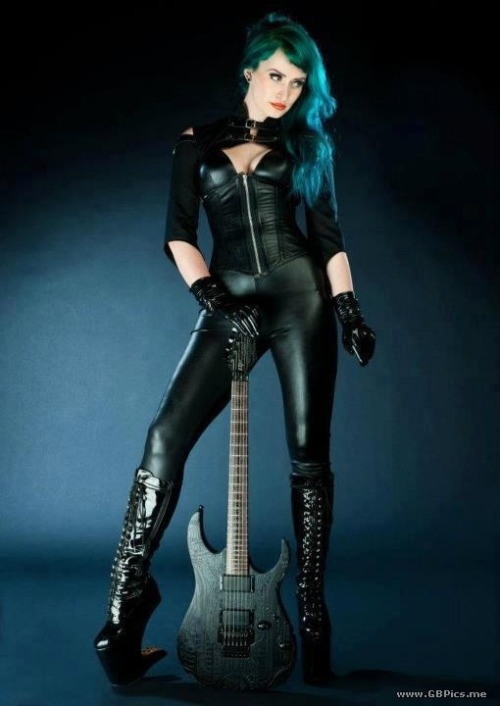 barronis:  evil-passion:  Evil Passion http://goo.gl/25Rur  barronis Fuckin leather and guitars!! Just can’t get enough! 
