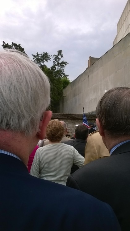 histoireinsolite:Happy Fourth of July!I attended the changing of the flag ceremony at Lafayette’s to