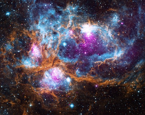 the-wolf-and-moon: NGC 6357, War and Peace