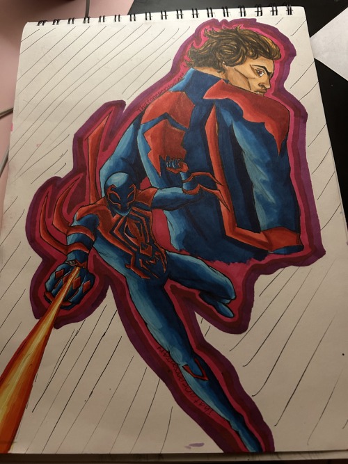 Is The Miguel OHara Aka Spider Man 2099 From The Hit Movie Spider Man Across The Spider-verse!?!?!?!?!?