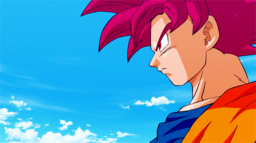 angryblackman:  mindhigh-q:  Since when does he have pink hair.  Super Saiyan God