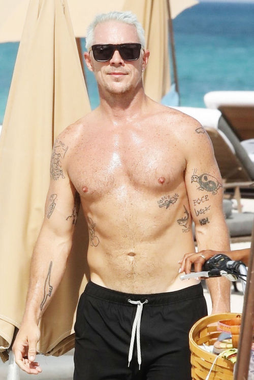 celebrityboyfriend:  American DJ Diplo at the beach - May 7thFollow me on Twitter, they saw it FIRST