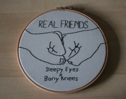 starfishinadaze:  Commission embroidery for