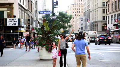 mslusciouslips:  existentialismandmakeup:  miikachu:  onlylolgifs:  High Five New York  See? Now this is a prank. Something silly and good intentioned and actually funny. Not groping poor, unsuspecting girls.     Hahahaaa! This tickled me silly. Need