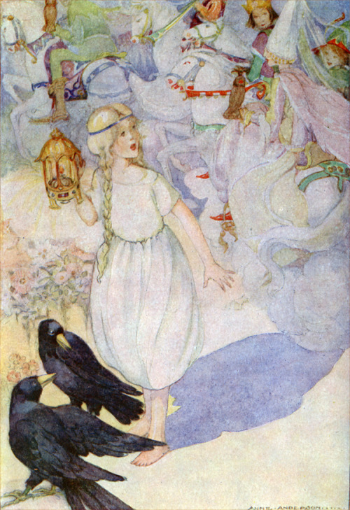 Gerda and the Ravens illustrated by Anne Anderson