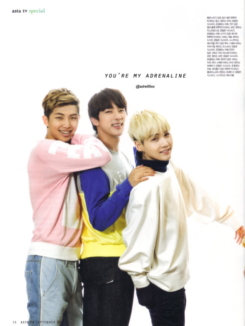 sugaabby: [SCAN ] ASTA TV MAGAZINE cr : adre95xx