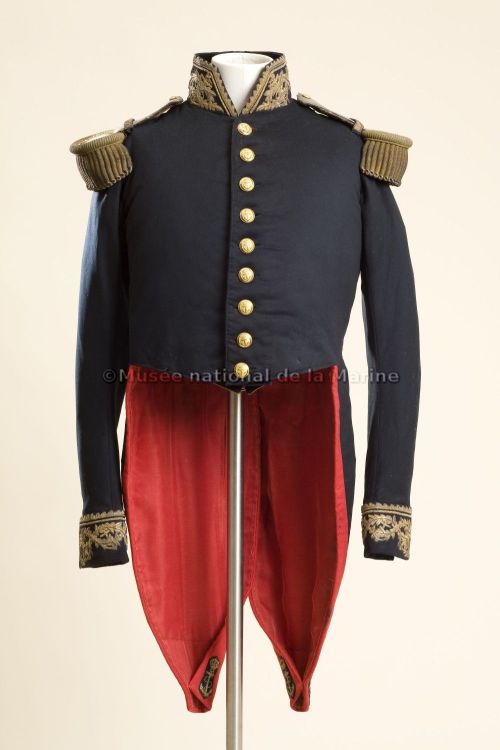 Dressed Uniform of a French Capitaine de Corvette, c. 1830 