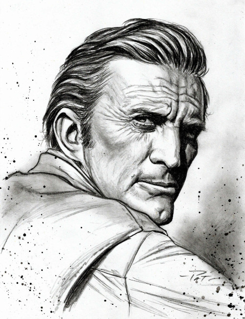 patart-illustrations-stuff:  In Memoriam , Kirk Douglas, 1916-2020