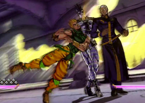 Powerful. Large. Deep., Callback to Pucci's Shadow Dio pose from