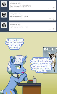 ask-canterlot-musicians:  Equal footing.