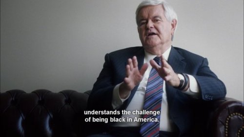 thetrippytrip:    From a Netflix documentary called 13th that explains the political and economic reasons for racial inequality in the US. Highly recommend it.    I am confused. Is Newt Gingrich saying some real shit? Because he’s always spewing