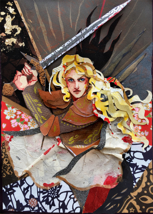 ten-thousand-leaves:Eowyn. She is no man.This Tarot card, the Queen of Swords, obviously,  was 