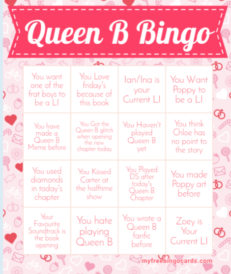 ezekielbhandarivalleros:Queen B Bingo, Now on to making on for “The Nanny Affair”Honestly i like thi