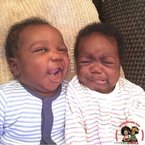 Caption This ( Best comment gets the caption)#Frobabies #TWINS #babyfever #melanin  #LOVE 