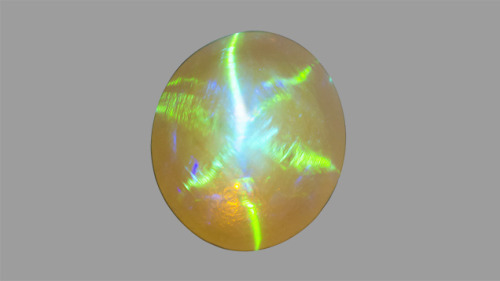 doctornanitesreblogs:An optical effect known as asterism cases the highlight of a gem to appear like