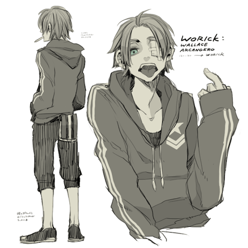 as-warm-as-choco:Benriya as children - Worick (12-13) & Nicolas (11-12) - illustrated by the aut