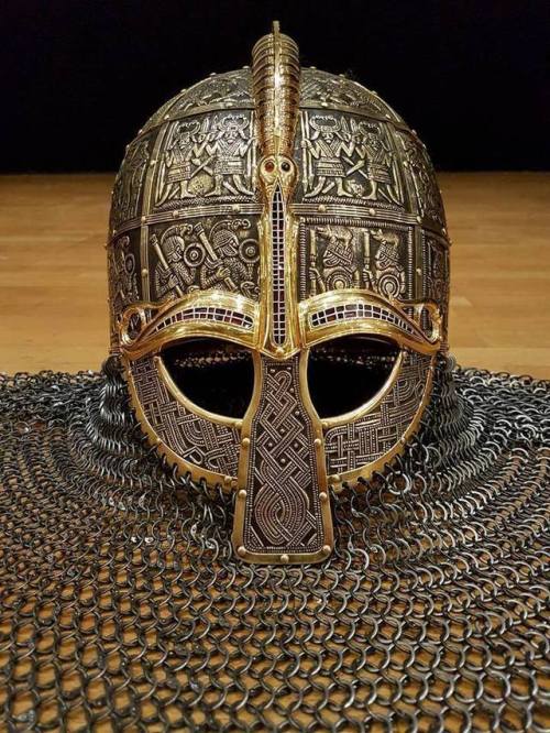 bantarleton - Recreated 7th century Swedish helmet.